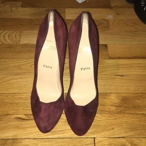 Christian Louboutin Suede Pumps